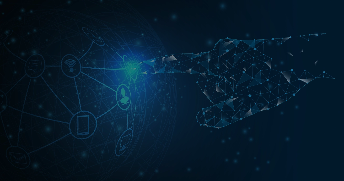 Grafica di sfondo della pagina contatti di Valutix Italia